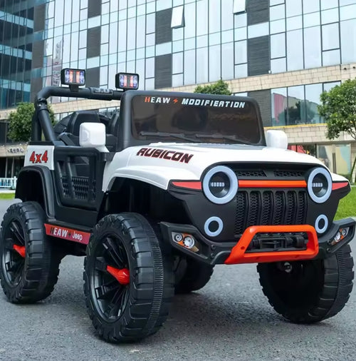 4 tekerden çekişli (4WD), arazi kullanımı için tasarlanmış, şarj edilebilir bataryalı çocuk elektrikli binek araba