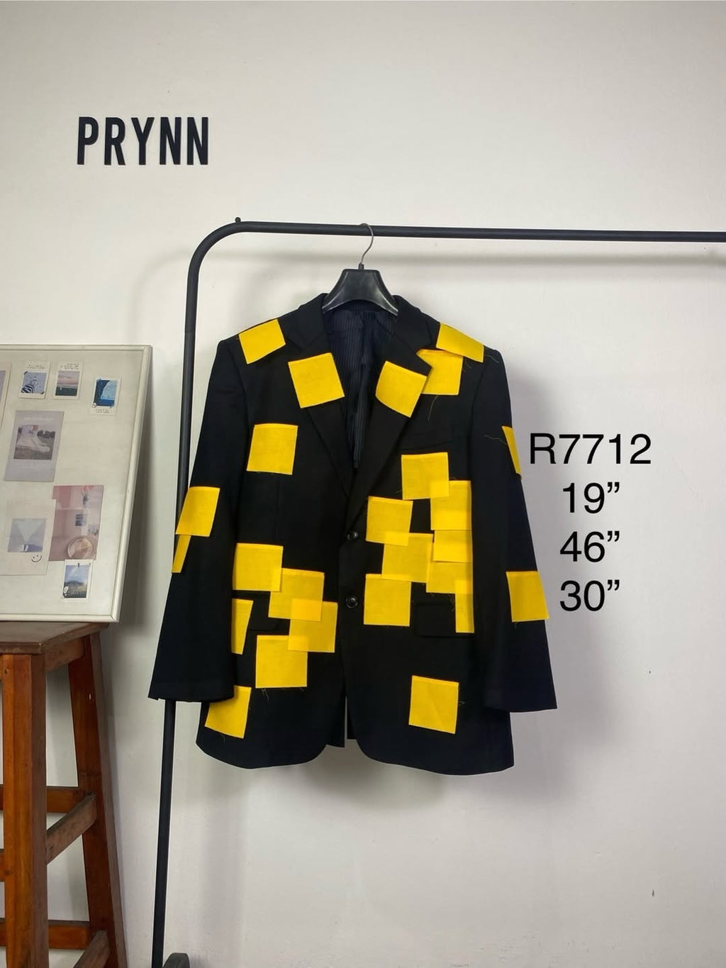 Qety Geometric Contrast Jacket