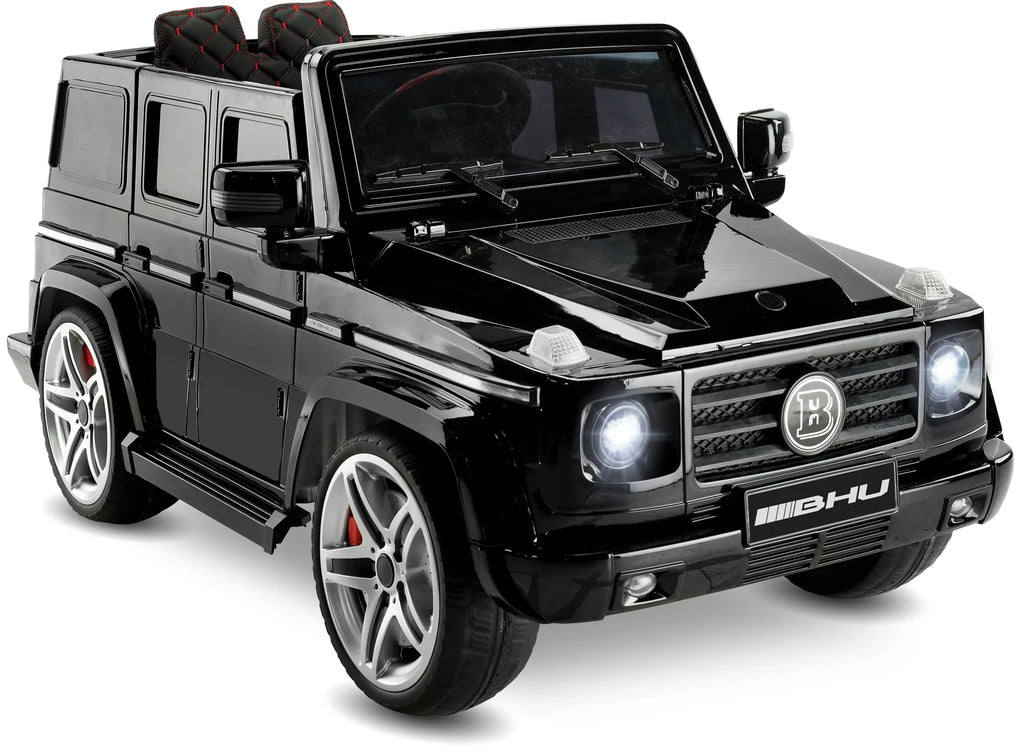 Jeep Akülü Araba Metalik Siyah Ebeveyn Kontrollü Uzaktan Kumandalı 2-8 Yaş