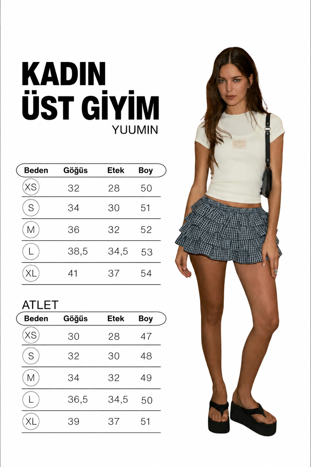 Kadın Yumuşak Ve Esnek Kumaşlı Bluz T-Shirt Çift Kıyafetli Etiket Detaylı Ekru